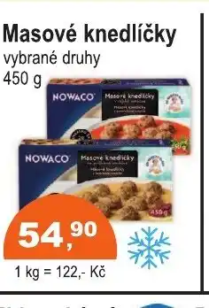 COOP DISKONT NOWACO Masové knedlíčky nabídka