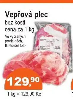 COOP DISKONT Vepřová plec nabídka