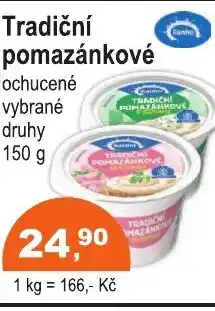 COOP DISKONT Tradiční pomazánkové nabídka
