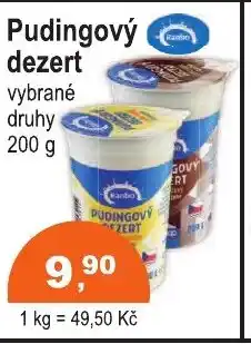 COOP DISKONT Pudingový dezert nabídka