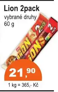 COOP DISKONT Lion 2pack nabídka