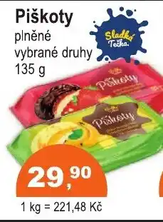 COOP DISKONT Piškoty nabídka