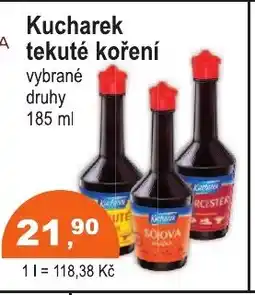 COOP DISKONT Kucharek tekuté koření nabídka