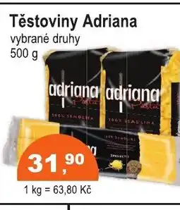 COOP DISKONT Těstoviny Adriana nabídka
