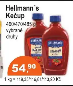 COOP DISKONT HELLMANN'S Kečup nabídka