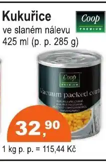 COOP DISKONT Kukuřice nabídka