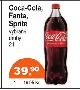 COOP DISKONT Coca-Cola, Fanta, Sprite nabídka