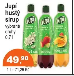 COOP DISKONT Jupí hustý sirup nabídka
