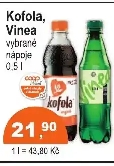 COOP DISKONT Kofola, Vinea nabídka