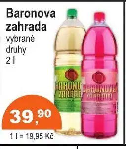 COOP DISKONT Baronova zahrada nabídka