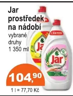 COOP DISKONT JAR prostředek na nádobí nabídka