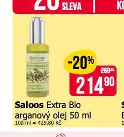 Teta Saloos extra bio arganový olej nabídka