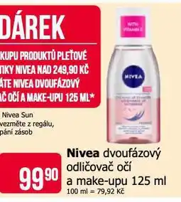 Teta Nivea dvoufázový odličovač očí a make-upu nabídka