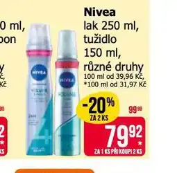 Teta Nivea lak, tužidlo nabídka