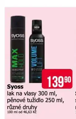 Teta Syoss lak, tužidlo nabídka