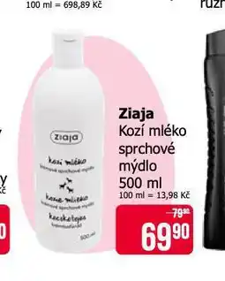 Teta Ziaja kozí mléko sprchový gel nabídka