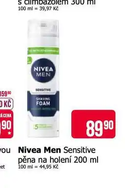 Teta Nivea men sensitive pěna na holení nabídka