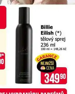 Teta Billie eilish tělový sprej nabídka