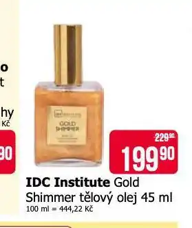 Teta Idc institute gold shimmer tělový sprej nabídka