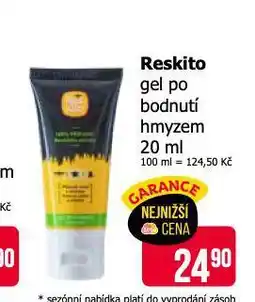 Teta Reskito gel po bodnutí hmyzem nabídka