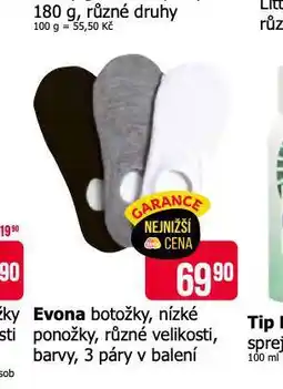 Teta Evona botožky, nízké ponožky nabídka