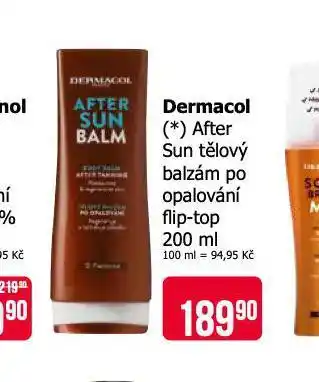 Teta Dermacol after sun balzám po opalování nabídka