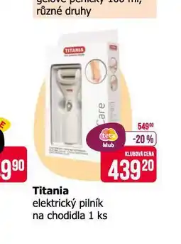Teta Titania elektrický pilník nabídka