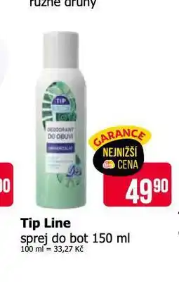 Teta Tip line sprej do bot nabídka