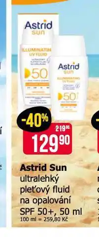 Teta Astrid sun fluid na opalování nabídka