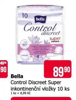 Teta Bella control disreet super inkontinenční vložky nabídka