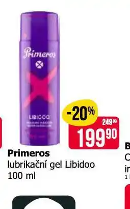 Teta Primeros lubrikační gel libidoo nabídka