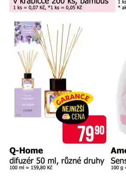 Teta Q home difuzér nabídka