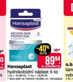Teta Hansaplast hydrokoloidní náplast nabídka