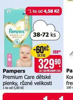 Teta Pampers dětské plenky nabídka