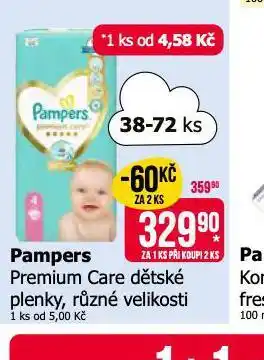 Teta Pampers dětské plenky nabídka