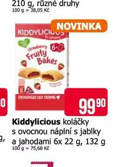 Teta Kiddycious koláčky s ovocnou náplní nabídka