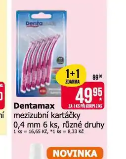 Teta Dentamax mezizubní kartáčky nabídka
