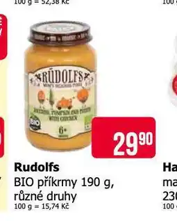 Teta Rudolf bio příkrmy nabídka