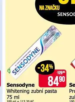 Teta Sensodynr whitening zubní pasta nabídka