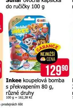 Teta Inkee koupelová bomba s překvapením nabídka