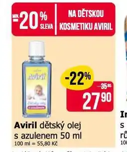 Teta Aviril dětský olej s azulenem nabídka