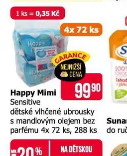 Teta Happy mimi dětské vlhčené ubrousky nabídka