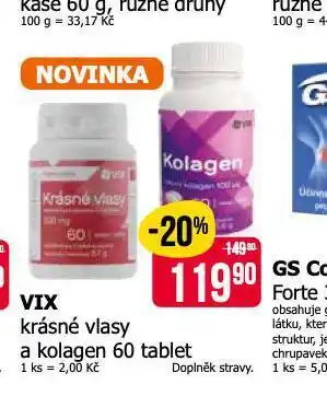 Teta Vix krásné vlasy a kolagen nabídka