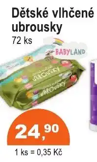 COOP DISKONT Dětské vlhčené ubrousky nabídka