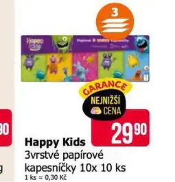 Teta Happy kids papírové kapesníky nabídka