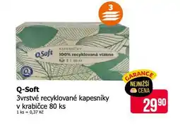 Teta Q soft recyklované kapesníky v krabičce nabídka