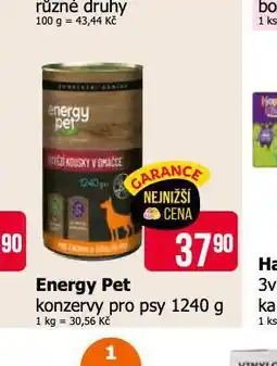 Teta Energy pet konzervy pro psy nabídka