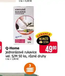 Teta Q home jednorázové rukavice nabídka