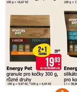 Teta Energy pet granule pro kočky nabídka