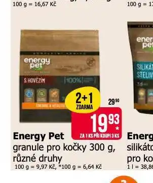 Teta Energy pet granule pro kočky nabídka